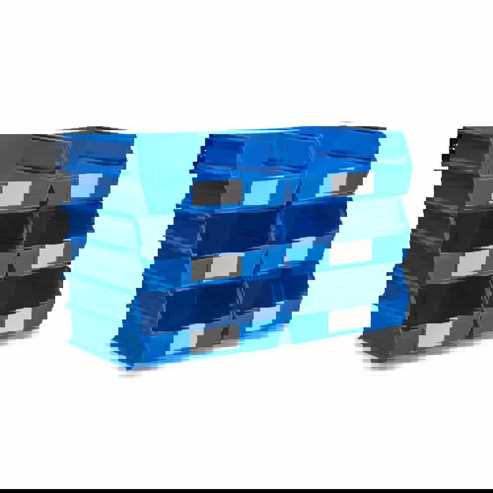 Plastic System & Set Bin: Multi-Colored, 10-1/4 x 4-3/4 x 10-1/8