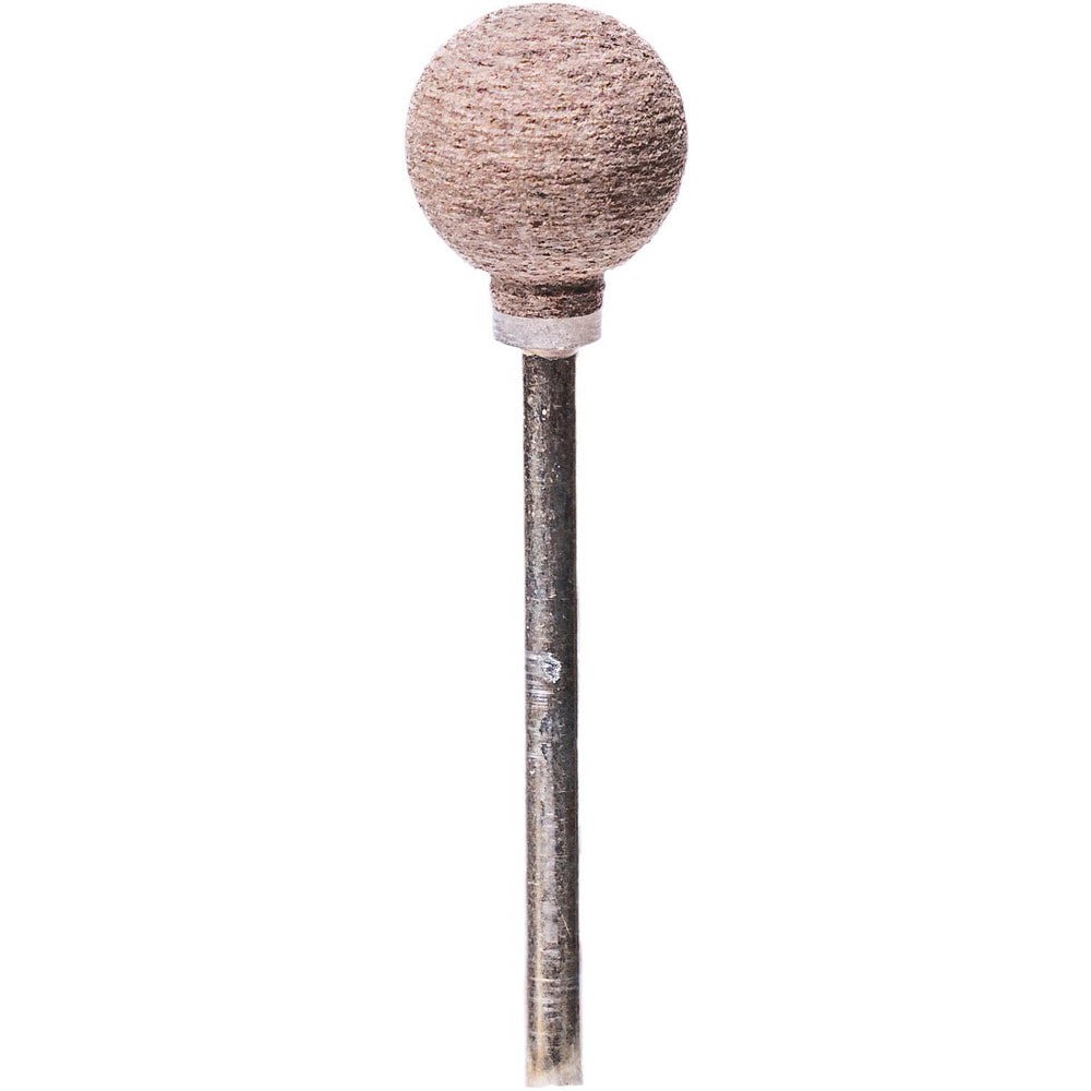 Mounted Points; Point Shape: Ball ; Point Shape Code: B123 ; Abrasive Material: Aluminum Oxide ; Tooth Style: Single Cut ; Grade: Coarse ; Grit: 36