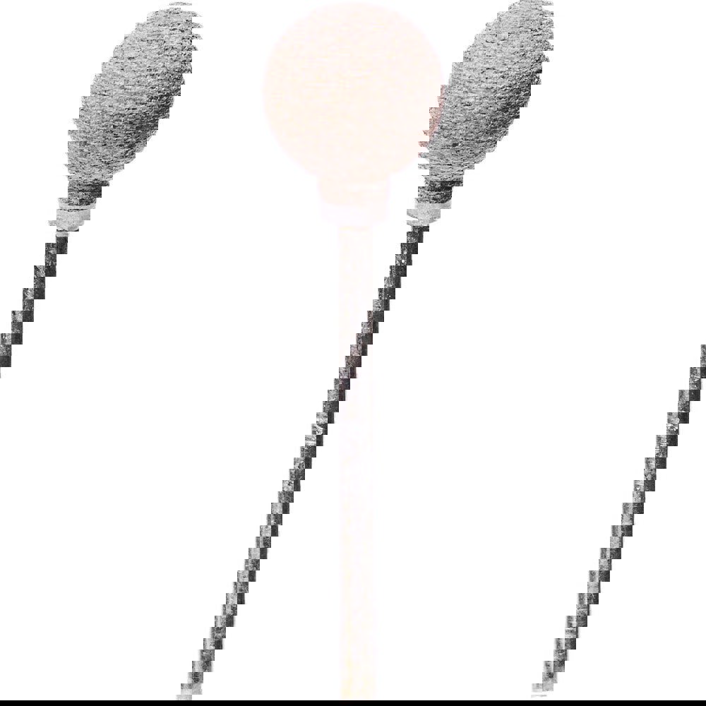 Mounted Points; Point Shape: Ball ; Point Shape Code: B123 ; Abrasive Material: Aluminum Oxide ; Tooth Style: Single Cut ; Head Thickness: 3/16 (Inch); Grade: Medium Fine