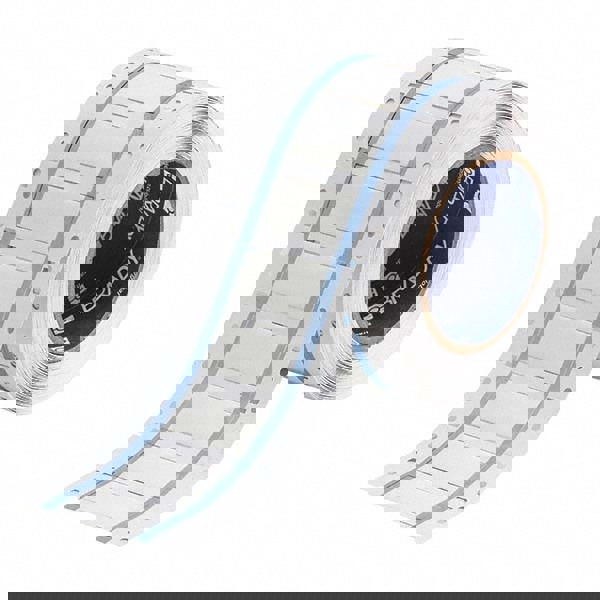 Label Maker Label: White, Polyolefin, 500 per Roll