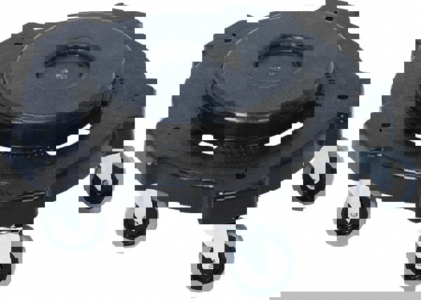 Round Polyethylene Twist-On Trash Can Dolly