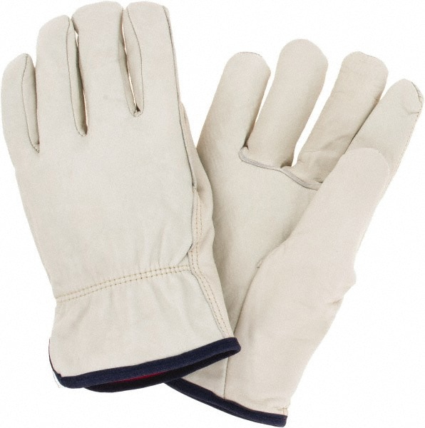 Work Gloves: Memphis 3255, Size X-Large, Cowhide Leather Lined, Cowhide Leather, General Purpose