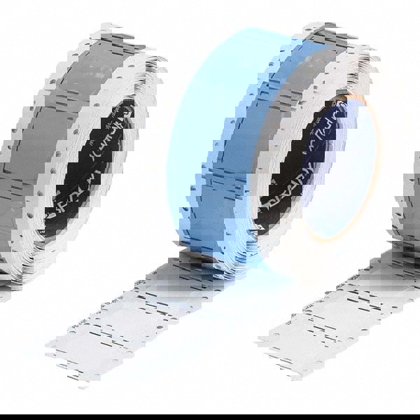 Label Maker Label: White, Polyolefin, 250 per Roll