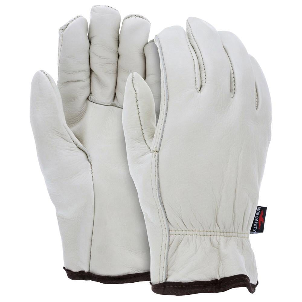 Work Gloves: Memphis 3260, Size Medium, Cowhide Leather Lined, Cowhide Leather, General Purpose