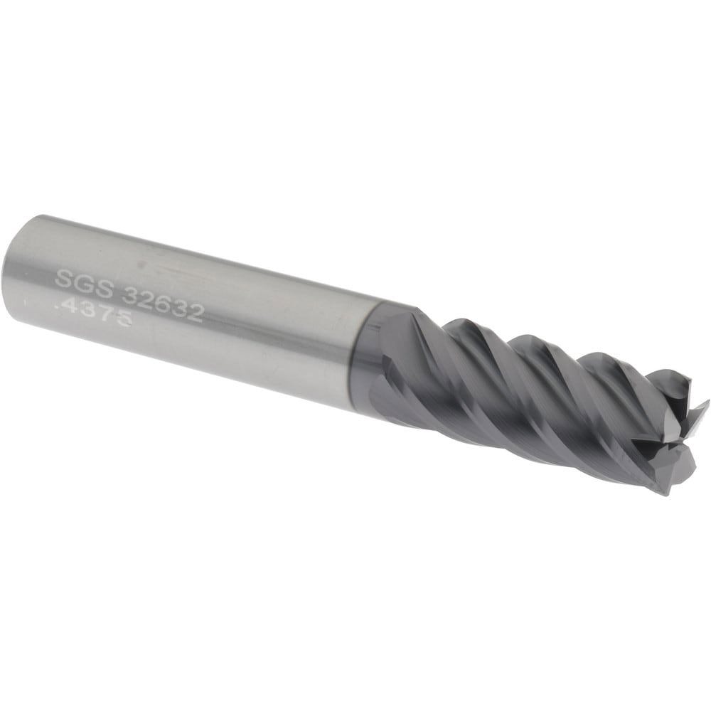 Corner Radius End Mill: 7/16