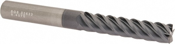 Corner Radius End Mill: 7/16