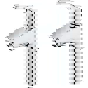 Single Handle Monoblock Bathroom Sink Faucet in StarLight Chrome
