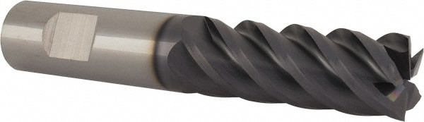 Square End Mill: 5/8'' Dia, 1-5/8'' LOC,