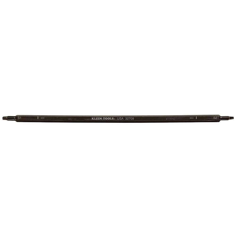 Specialty Screwdriver Bits; Bit Type: Square Bit ; Style: Square ; End Type: Double End ; Overall Length (Decimal Inch): 9.0000 ; Material: Steel ; Magnetic: No