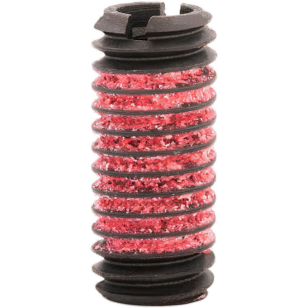 Thread-Locking Inserts; Internal Thread Size: 1/4 in-20 ; External Thread Size: 7/16 in-14 ; Insert Length (Inch): 1.00 ; Material: Carbon Steel ; Thread-locking Insert Type: Self-Lock Standard Wall ; Passivated: No