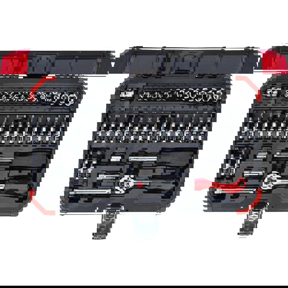 Standard Socket Set: 33 Pc, 1/4