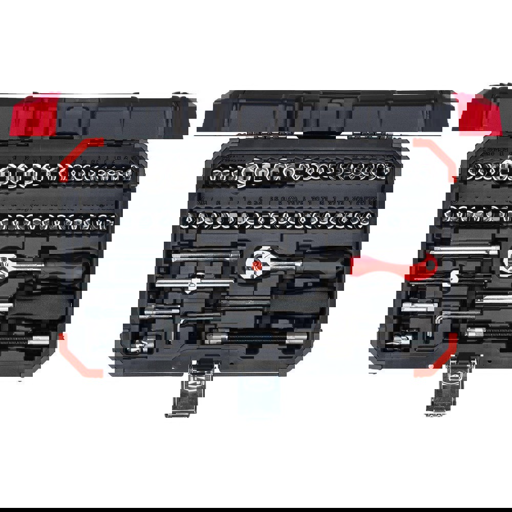 Standard Socket Set: 46 Pc, 1/4