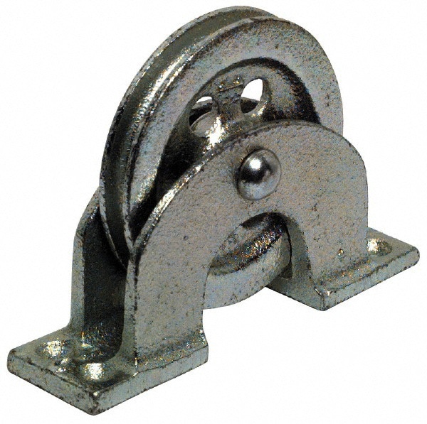 Single Open Upright Mount Guidance Pulley