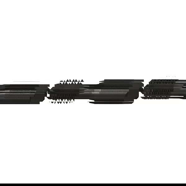 Straight Flute Tap: 1/4-20 UNC, 4 Flutes, Plug, 2B Class of Fit, High Speed Steel, Black Oxide Coated