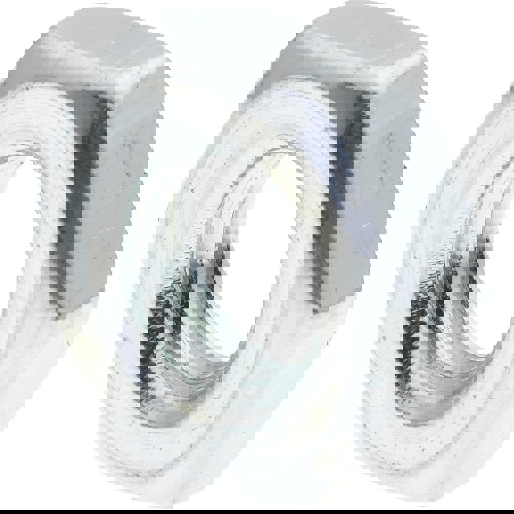 Jam Nut: 1/4-20, Grade 2 Steel, Zinc Finish