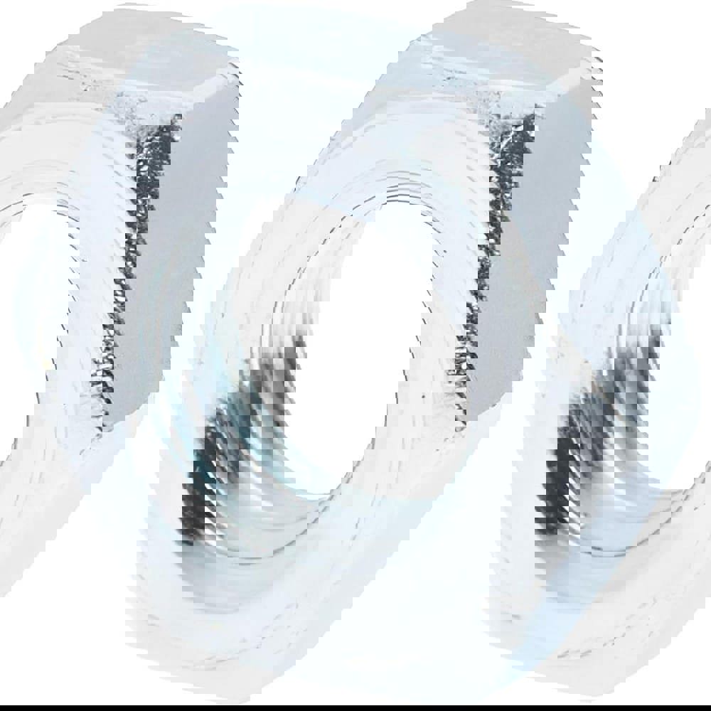 Jam Nut: 5/16-18, Grade 2 Steel, Zinc Finish