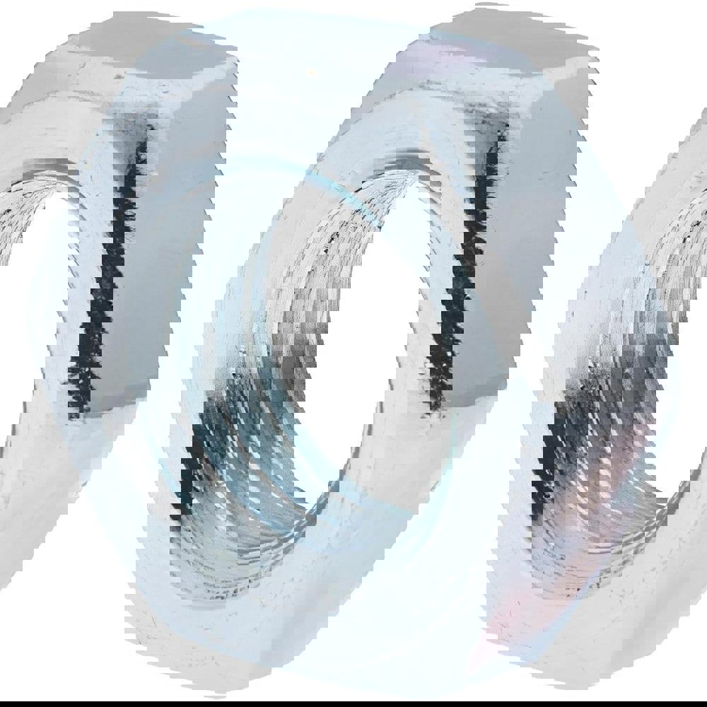 Jam Nut: 5/8-11, Grade 2 Steel, Zinc Finish