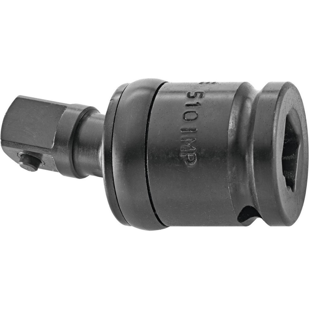 Socket Adapters & Universal Joints; Joint Type: Pin & Block ; Male Size: 1/2 ; Female Size: 1/2 ; Maximum Operating Angle: 300 ; Overall Length (Decimal Inch): 2.7200 ; Finish: Gunmetal