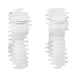 Round Toilet Bowl in White