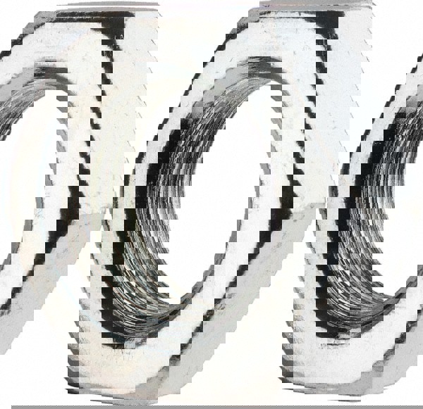 Jam Nut: 7/8-9, Grade 2 Steel, Zinc Finish