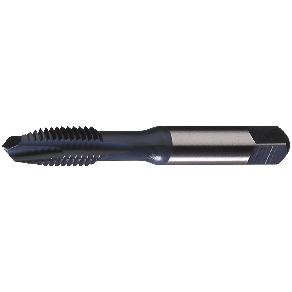 Spiral Point Tap: 5/16-24 UNF, 3 Flutes, Plug Chamfer, 2B Class of Fit, High-Speed Steel-E, Steam Oxide Coated