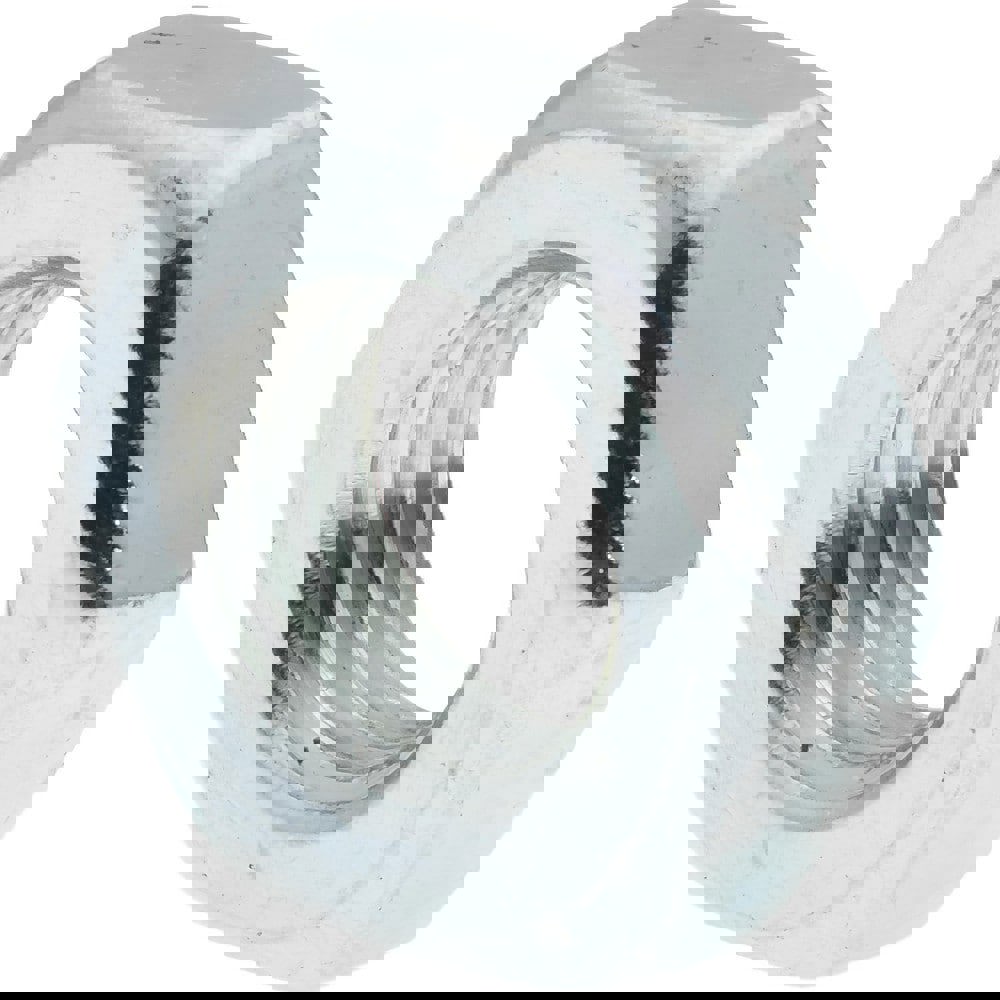 Jam Nut: 5/16-24, Grade 2 Steel, Zinc Finish