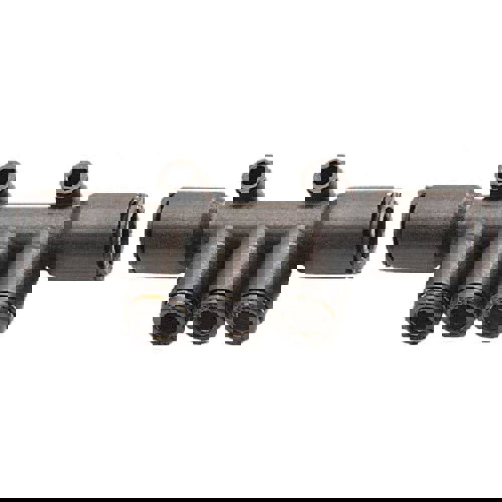 Push-to-Connect Tube Fitting: Multiple Tee with Mounting Holes, Tee 1/4 x 5/32