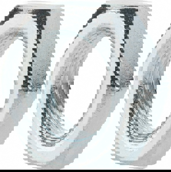 Jam Nut: 5/8-18, Grade 2 Steel, Zinc Finish