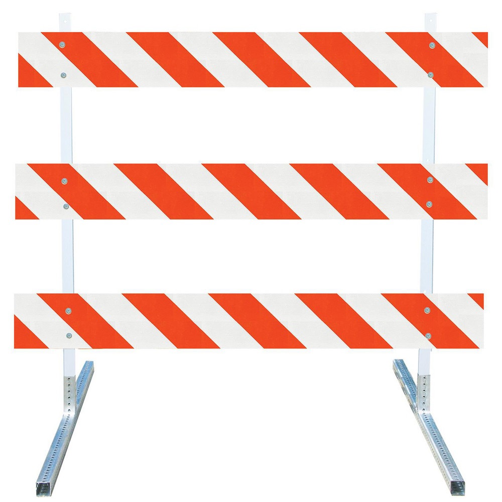Traffic Barricades; Barricade Height (Inch): 63 ; Barricade Width (Inch): 48 ; Reflective: Yes ; Compliance: MASH Compliant; MUTCD