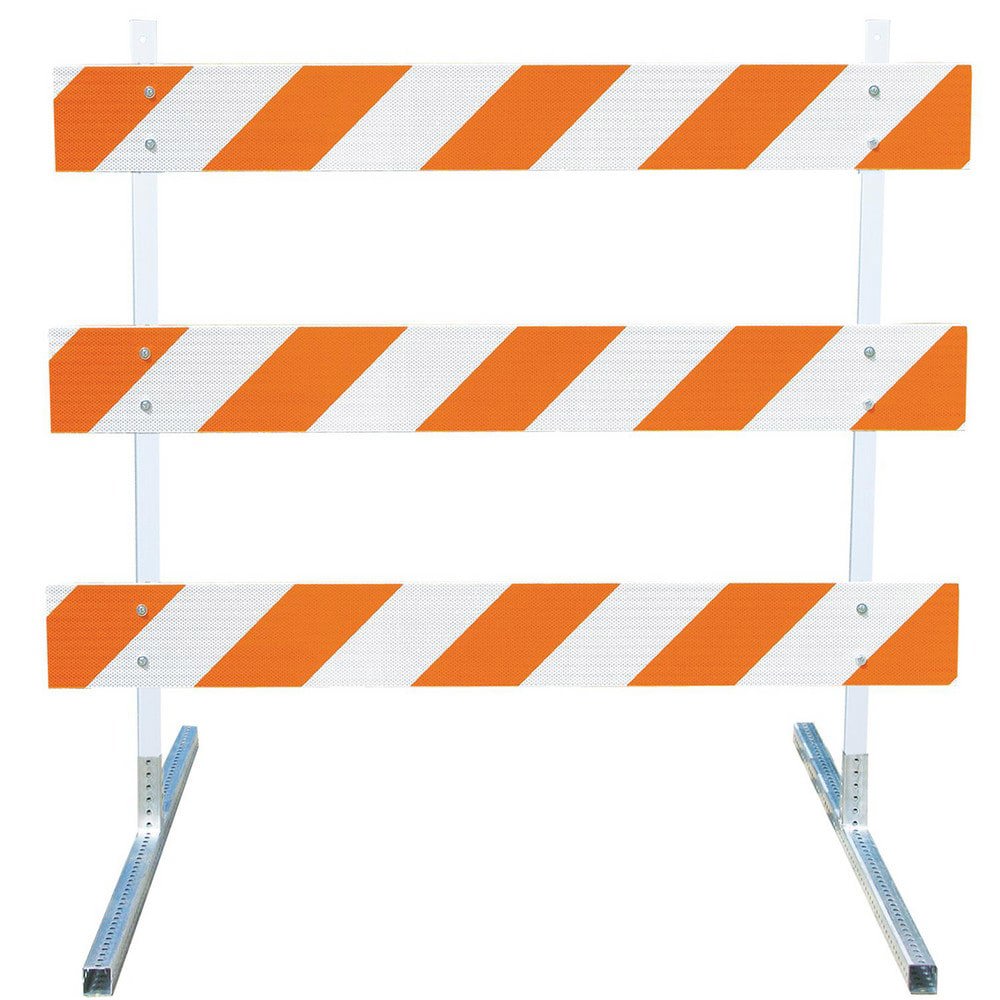 Traffic Barricades; Barricade Height (Inch): 63 ; Barricade Width (Inch): 48 ; Reflective: Yes ; Compliance: MASH Compliant; MUTCD