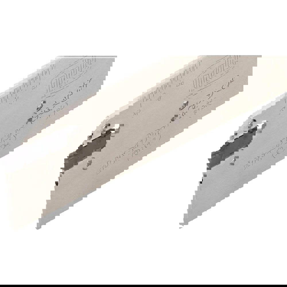 Indexable Cut-Off Blades; End Type: Double; Hand: Neutral; Blade Height (Decimal Inch): 1.2600; Blade Width (Decimal Inch): 0.0985; Blade Overall Length (Decimal Inch): 5.9060; Blade Overall Length (mm): 150.01; Blade Style: CGP; Compatible Insert Style:
