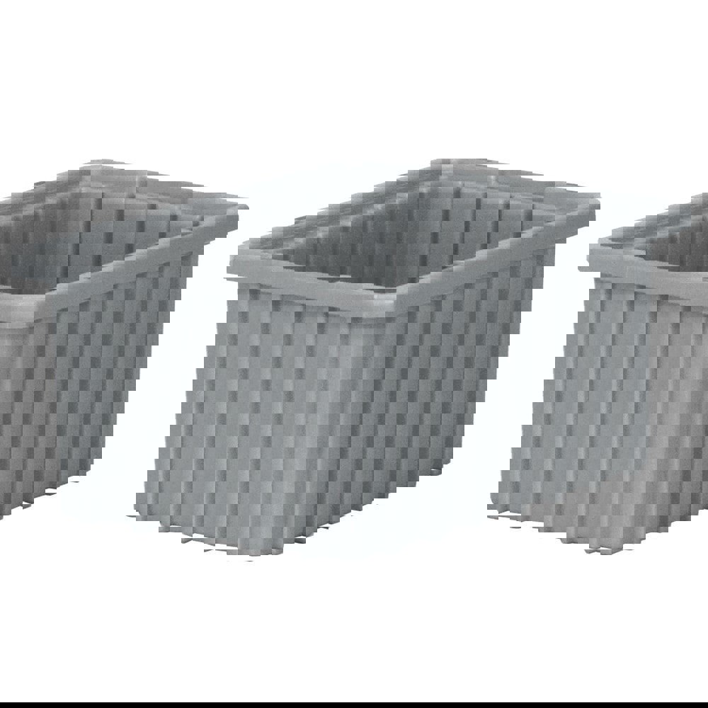 Bins; Bin Style: Dividable Storage Tote ; Shape: Rectangle ; Material Family: Polymer ; Overall Width (Inch): 8-1/4 ; Overall Length (Inch): 10-7/8 ; Overall Height (Inch): 5