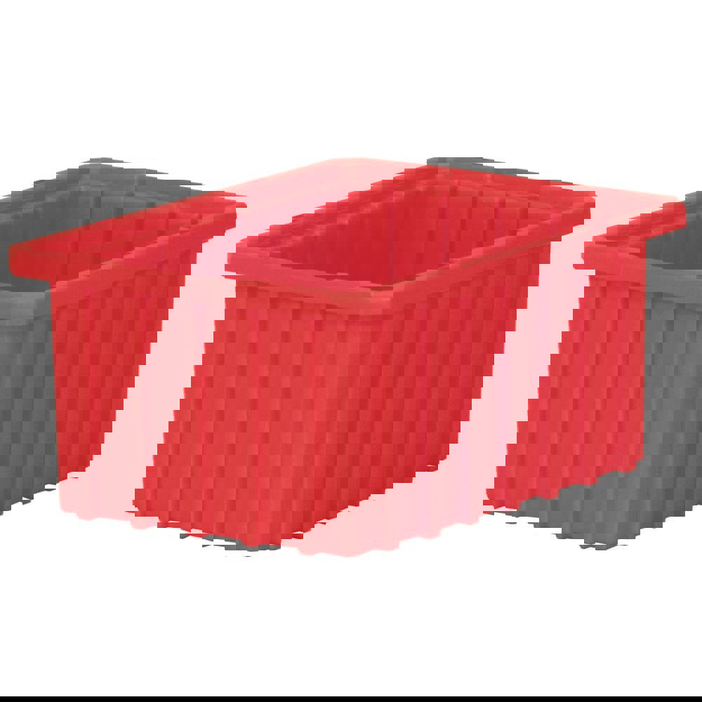 Bins; Bin Style: Dividable Storage Tote ; Shape: Rectangle ; Material Family: Polymer ; Overall Width (Inch): 8-1/4 ; Overall Length (Inch): 10-7/8 ; Overall Height (Inch): 5