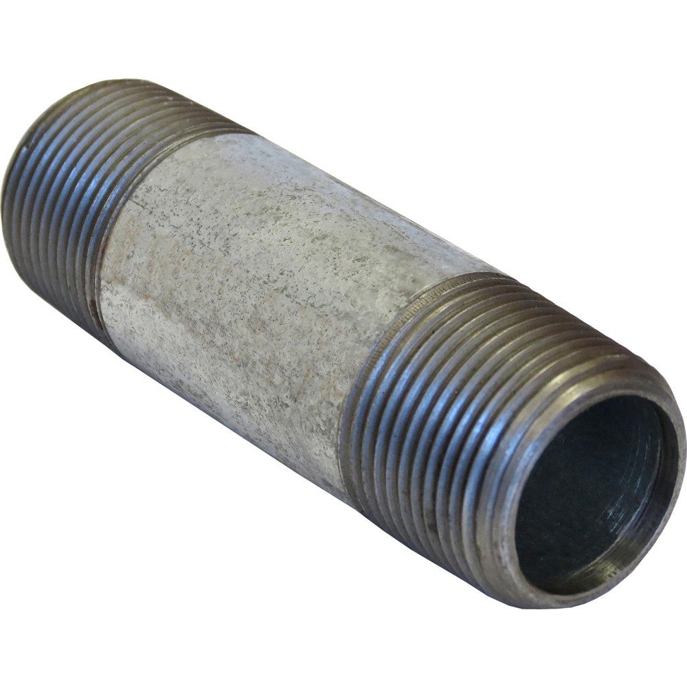 Galvanized Pipe Nipples & Pipe; Full or Partial Threading: Threaded on Both Ends ; Material: Steel ; Pipe Size (Inch): 1/4 ; Length (Inch): 3 ; Schedule: 80 ; Construction: Welded