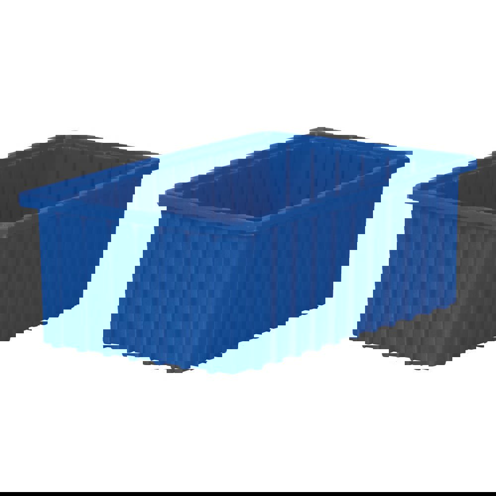 Polypropylene Dividable Storage Tote: 35 lb Capacity