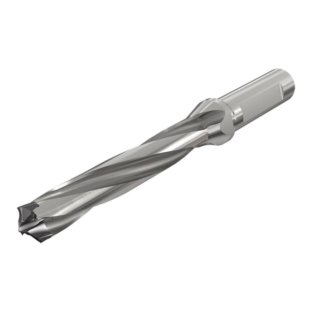 Replaceable-Tip Drill: 19 to 19.9 mm Dia, 99.1 mm Max Depth, 25 mm Flatted Shank