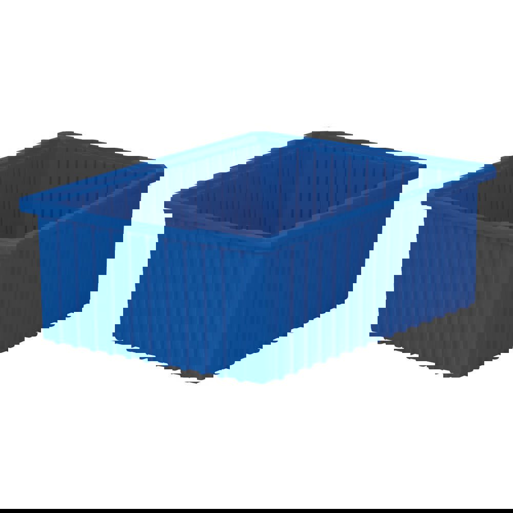 Bins; Bin Style: Dividable Storage Tote ; Shape: Rectangle ; Material Family: Polymer ; Overall Width (Inch): 17-3/8 ; Overall Length (Inch): 22-3/8 ; Overall Height (Inch): 8