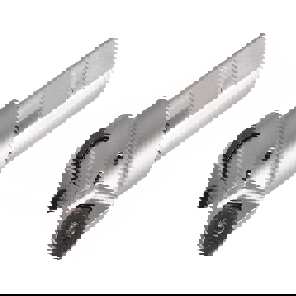 Indexable Chamfer & Angle End Mills; Cutting Diameter (mm): 40 ; Minimum Cutting Diameter (mm): 40.00 ; Maximum Cutting Diameter (mm): 51.00 ; Lead Angle: 45 ; Maximum Depth of Cut (mm): 4.50 ; Compatible Insert Size Code: HN..0905