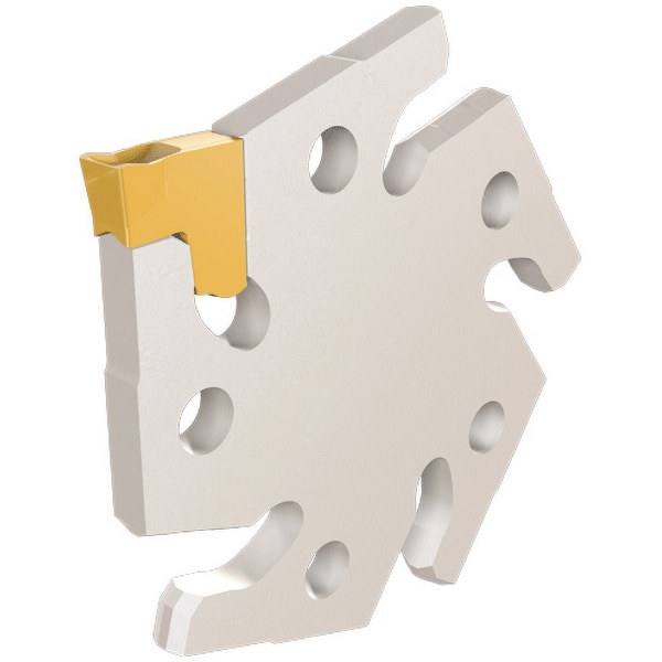 Indexable Cut-Off Blades; End Type: Single ; Cutting Direction: Right; Left Hand ; Hand: Left Hand; Right Hand ; Blade Width (Decimal Inch): 0.0984 ; Blade Width (mm): 2.50 ; Blade Overall Length (Decimal Inch): 1.6535