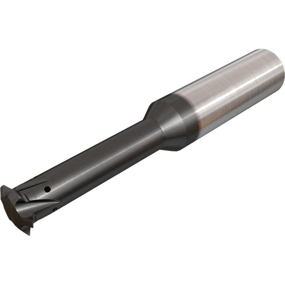 Straight Flute Thread Mills; Pitch (mm): 0.50 ; Material: Solid Carbide ; Thread Size (mm): M4 ; Thread Depth: 9.5000 ; Thread Depth (mm): 9.50 ; Thread Type: Internal; External