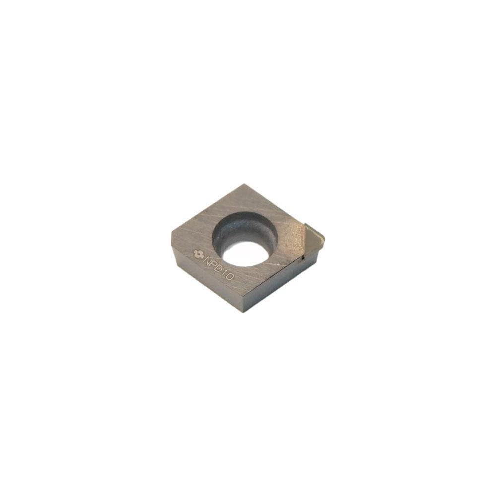 Turning Inserts; Relief Angle: 7 ; Insert Style: CCMA ; Corner Radius (mm): 0.40 ; Corner Radius (Decimal Inch): 0.0157 ; Included Angle: 80.0 ; Manufacturer Grade: NPD10