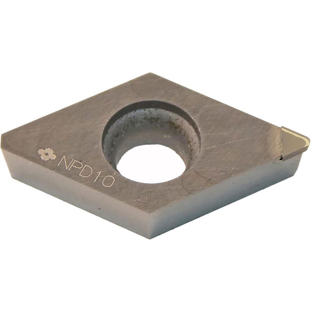 Turning Inserts; Relief Angle: 7 ; Insert Style: DCMA ; Corner Radius (mm): 0.20 ; Corner Radius (Decimal Inch): 0.0079 ; Included Angle: 55.0 ; Manufacturer Grade: NPD10