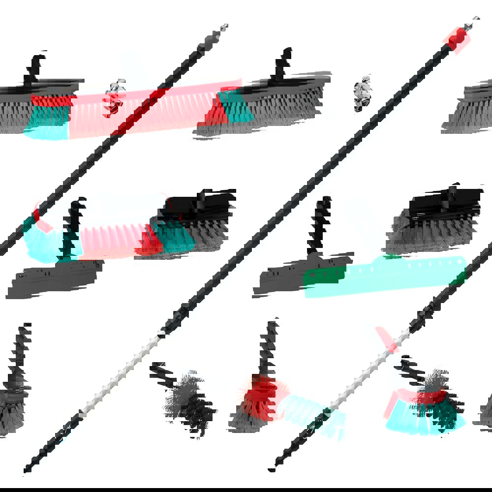 Automotive Cleaning & Polishing Tools; Tool Type: Vehicle Cleaning Set ; Applications: Vehicle Cleaning ; Bristle Material: Polyester ; Color: Black; Green; Red; Black; Green; Red ; Brush Material: Polypropylene ; UNSPSC Code: 27113200