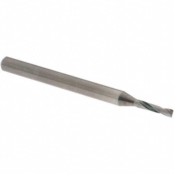 Screw Machine Length Drill Bit: 2.00 mm (0.0787) Dia, 180 deg, Solid Carbide