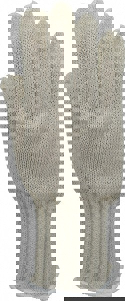 Cut & Abrasion-Resistant Glove: Handguard II 33302, Size Large, ANSI Cut A7, ANSI Puncture 0, Uncoated, Stainless Steel Fiber