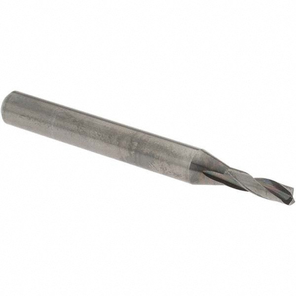 Screw Machine Length Drill Bit: 3.20 mm (0.1260) Dia, 180 deg, Solid Carbide