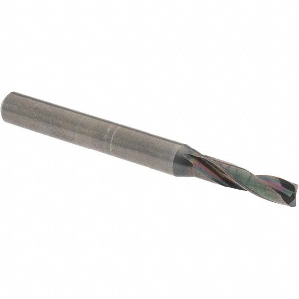 Screw Machine Length Drill Bit: 4.30 mm (0.1693) Dia, 180 deg, Solid Carbide