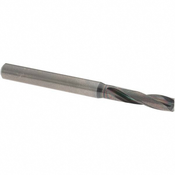 Screw Machine Length Drill Bit: 5.20 mm (0.2047) Dia, 180 deg, Solid Carbide