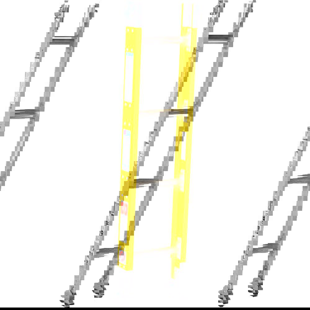 4' High, Type I Rating, Fiberglass Extension Ladder