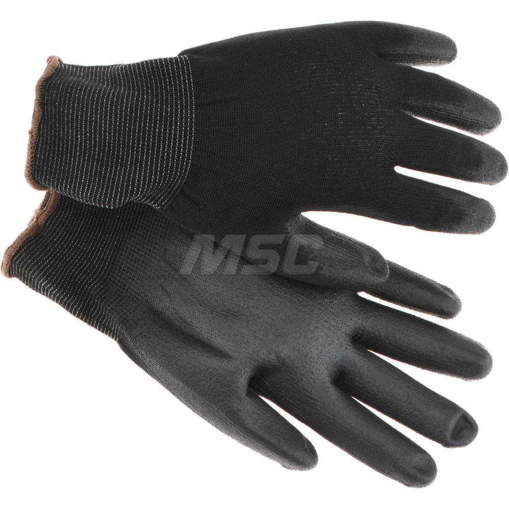 Work Gloves: PRO-SAFE Size Small, Polyurethane-Coated Nylon, General Purpose
